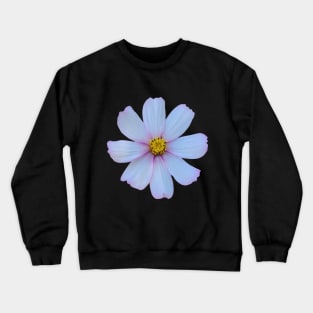 White Cosmo Flower Crewneck Sweatshirt